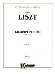 パガニーニ練習曲・No.1-6 (フランツ・リスト)【Paganini Etudes Nos. 1--6】