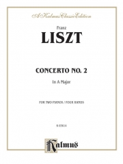 ピアノ協奏曲第2番・イ長調 (フランツ・リスト)（ピアノ二重奏）【Piano Concerto No. 2 in A Major】