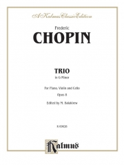 ピアノ・トリオ・ト短調・Op.8（フレデリック・ショパン）（弦楽二重奏+ピアノ）【Piano Trio in G Minor, Opus 8】