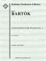 ピアノ協奏曲・No.1（ベーラ・バルトーク）【Concerto for Piano No. 1, Sz.83】