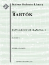 ピアノ協奏曲・No.1（ベーラ・バルトーク）【Concerto for Piano No. 1, Sz.83】