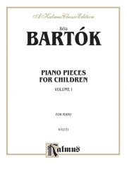 子供のためのピアノ小品・Vol.1（ベラ・バルトーク）【Piano Pieces for Children, Volume I】