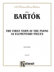 初心者のためのピアノ曲（ベラ・バルトーク）【The First Term at the Piano: Eighteen Elementary Pieces】