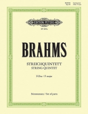 弦楽五重奏曲第1番・ヘ長調・Op.88  (ヨハネス・ブラームス)（弦楽五重奏）【String Quintet No. 1 in F Op. 88】