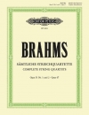 弦楽四重奏曲集  (ヨハネス・ブラームス)（弦楽四重奏）【String Quartets, complete】