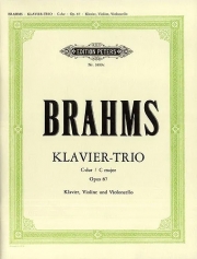 ピアノ・トリオ・No.2・ハ長調・Op.87  (ヨハネス・ブラームス)（弦楽二重奏+ピアノ）【Piano Trio No. 2 in C Op. 87】