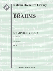 交響曲第3番・ヘ長調・Op.90 (ヨハネス・ブラームス)【Symphony No. 3 in F, Op. 90】