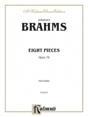 8つの小品・Op.76（ヨハネス・ブラームス）【Eight Pieces, Opus 76】