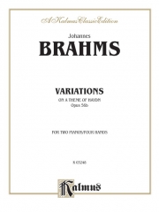 ハイドンの主題による変奏曲・Op.56  (ヨハネス・ブラームス)（ピアノ二重奏）【Variations on a Theme by Haydn Op. 56b】