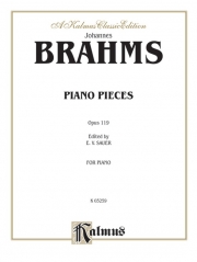 ピアノ小品・Op.119（ヨハネス・ブラームス）【Piano Pieces, Opus 119】