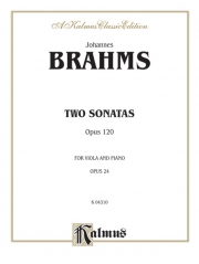 2つのソナタ・Op.120（ヨハネス・ブラームス）（ヴィオラ+ピアノ）【Two Sonatas, Opus 120】