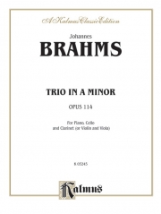 トリオ・イ短調・Op.114（ヨハネス・ブラームス）（ミックス二重奏+ピアノ）【Trio in A Minor, Opus 114】