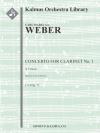 クラリネット協奏曲第1番・ヘ短調  (カール・マリア・フォン・ウェーバー)【Concerto for Clarinet No. 1 in F minor, J.114/Op. 73】