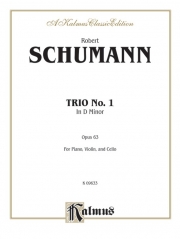 ピアノ三重奏曲第1番・Op.63（ロベルト・シューマン）（弦楽二重奏+ピアノ）【Trio No. 1, Opus 63】