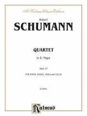 四重奏曲・変ホ長調・Op.47（ロベルト・シューマン）（弦楽三重奏+ピアノ）【Quartet in E-flat Major, Opus 47】