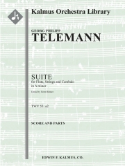 組曲・イ短調・No.2（テレマン）【Suite for Flute, Strings and Continuo in A minor, No. 2, T】