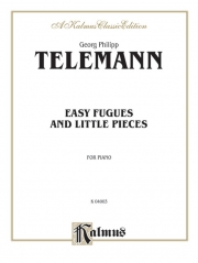 やさしいフーガ＆小品（ゲオルク・フィリップ・テレマン)【Easy Fugues and Little Pieces】