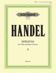 ソナタ集・Vol.2 (ゲオルク・フリードリヒ・ヘンデル) (ヴァイオリン+ピアノ）【Sonatas Vol.2】