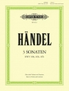 3つのフルート・ソナタ・Vol.2 (ゲオルク・フリードリヒ・ヘンデル) (フルート+ピアノ）【3 Halle Sonatas Vol.2】