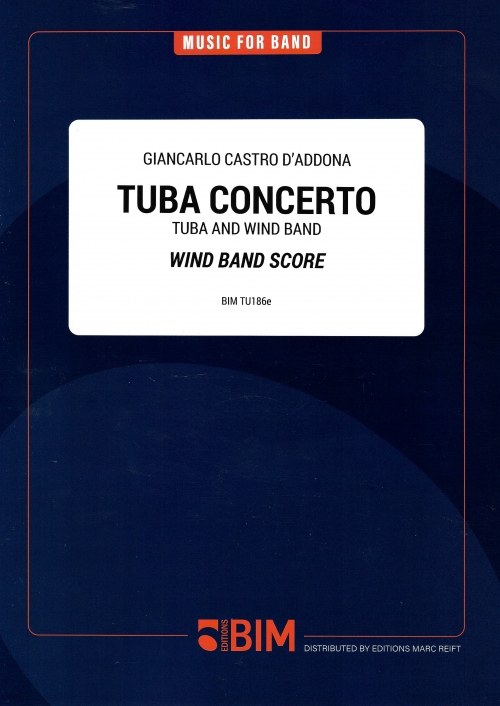 テューバ協奏曲（ジャンカルロ・カストロ・ダッドーナ）（テューバ・フィーチャー）（スコアのみ）【Tuba Concerto】