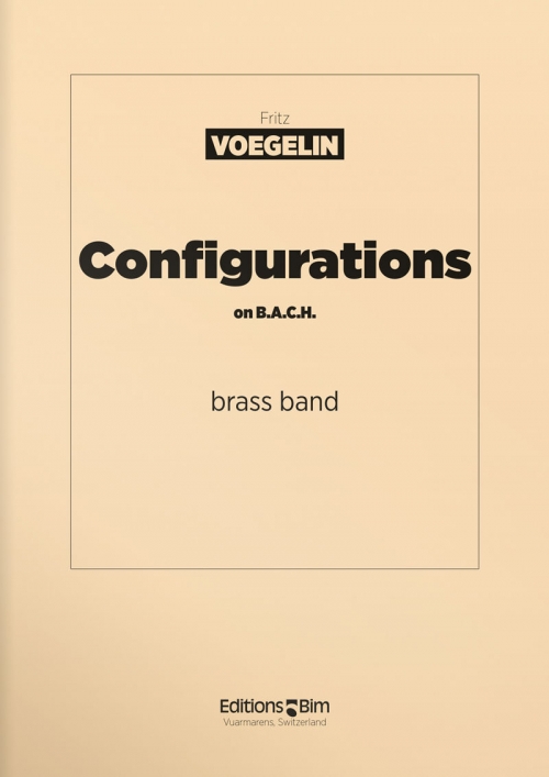 Configurations on B.A.C.H.（フリッツ・フェーゲリン）（スコアのみ）