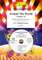 世界の名曲・Vol.10 (ソプラノリコーダー+ピアノ）【Around The World Volume 10】