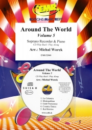 世界の名曲・Vol.5 (ソプラノリコーダー+ピアノ）【Around The World Volume 5】