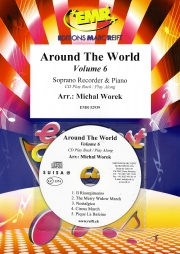 世界の名曲・Vol.6 (ソプラノリコーダー+ピアノ）【Around The World Volume 6】