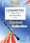 セレモニアル・トリオ（ジャン＝フランソワ・ミシェル）(クラリネット三重奏+ピアノ)【Ceremonial Trios】