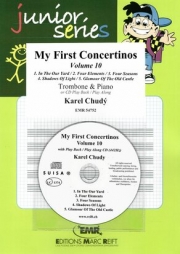 初めての小協奏曲・Vol.10 (カレル・フディ)（トロンボーン+ピアノ）【My First Concertinos Volume 10】