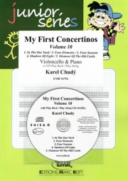 初めての小協奏曲・Vol.10 (カレル・フディ)（チェロ+ピアノ）【My First Concertinos Volume 10】