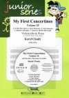 初めての小協奏曲・Vol.10 (カレル・フディ)（チェロ+ピアノ）【My First Concertinos Volume 10】