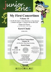 初めての小協奏曲・Vol.10 (カレル・フディ)（フルート+ピアノ）【My First Concertinos Volume 10】