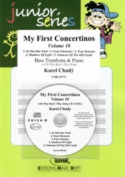 初めての小協奏曲・Vol.10 (カレル・フディ)（バストロンボーン+ピアノ）【My First Concertinos Volume 10】