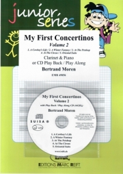 初めての小協奏曲・Vol.2 (ベルトラント・モレン)（クラリネット+ピアノ）【My First Concertinos Volume 2】