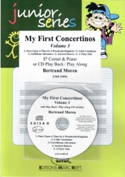 初めての小協奏曲・Vol.3 (ベルトラント・モレン)（コルネット+ピアノ）【My First Concertinos Volume 3】
