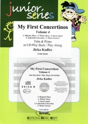 初めての小協奏曲・Vol.4 (イルカ・カドレツ)（テューバ+ピアノ）【My First Concertinos Volume 4】