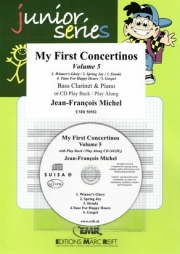 初めての小協奏曲・Vol.5  (ジャン＝フランソワ・ミシェル)（バスクラリネット+ピアノ）【My First Concertinos Volume 5】