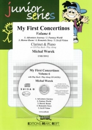 初めての小協奏曲・Vol.6  (ミハル・ウォレク)（クラリネット+ピアノ）【My First Concertinos Volume 6】