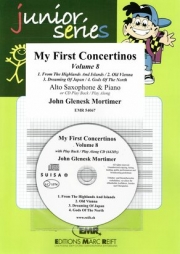 初めての小協奏曲・Vol.8  (ジョン・クレネスク・モーティマー)（アルトサックス+ピアノ）【My First Concertinos Volume 8】