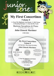 初めての小協奏曲・Vol.8  (ジョン・クレネスク・モーティマー)（バリトンサックス+ピアノ）【My First Concertinos Volume 8】