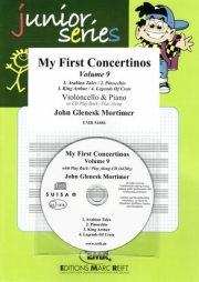 初めての小協奏曲・Vol.9  (ジョン・クレネスク・モーティマー)（チェロ+ピアノ）【My First Concertinos Volume 9】