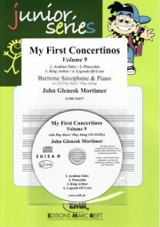 初めての小協奏曲・Vol.9  (ジョン・クレネスク・モーティマー)（バリトンサックス+ピアノ）【My First Concertinos Volume 9】