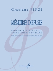 Mémoires diffuses（グラシアーヌ・フインジ）(クラリネット+弦楽三重奏+ピアノ)