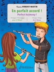 パーフェクト・ハーモニー！・Vol.1（クロディーヌ・ボノドット＝マルタン） (フルート二重奏）【Perfect Harmony! Volume 1】