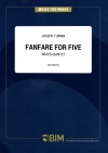 5本のためのファンファーレ  (ジョゼフ・トゥリン)（金管五重奏）【Fanfare For Five】