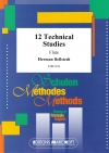 12の技術的練習曲（ヘルマン・ベルシュテット）（フルート）【12 Technical Studies】