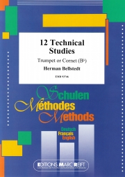 12の技術的練習曲（ヘルマン・ベルシュテット）（トランペット）【12 Technical Studies】