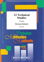 12の技術的練習曲（ヘルマン・ベルシュテット）（ヴァイオリン）【12 Technical Studies】