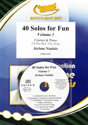 楽しいソロ40曲集・Vol.1  (ジェローム・ノーレ)（クラリネット+ピアノ）【40 Solos for Fun Volume 1】